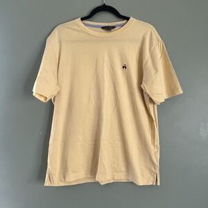 Brooks Brothers Butter Yellow T-shirt Men's Size Large